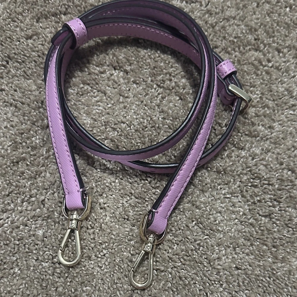 Kate Spade Purple Leather Bag Strap